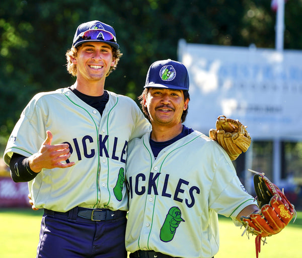 2023 Game-Worn Official League Portland Pickles Green Pullover Jersey #16 Kyler Stancato (XL)