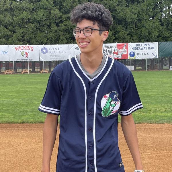 Champion Braided Baseball Jersey - White