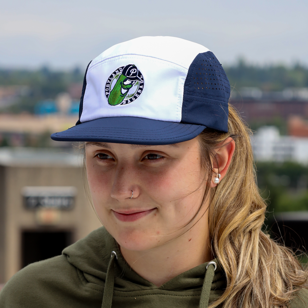 Official League Portland Pickles Badge Trucker Navy/White