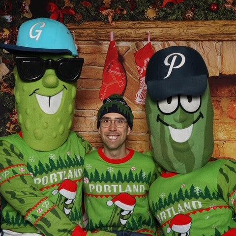 Portland Pickles Ugly Holiday Sweater