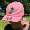 Official League x Portland Pickles Pink Dillon Logo Dad Hat