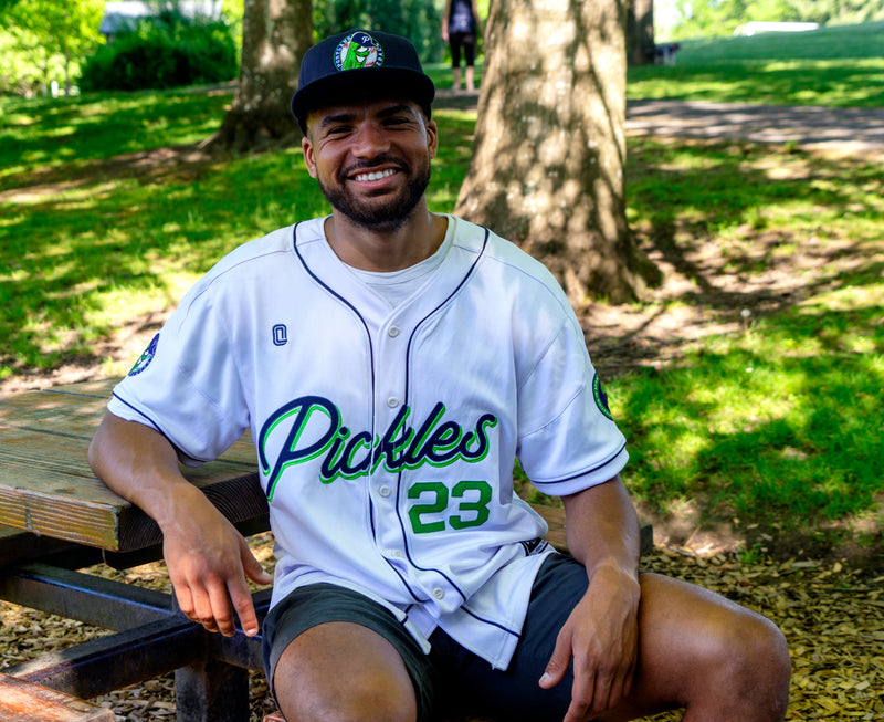 2023 Official League Portland Pickles White Home Jersey