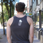 Portland Pickles Arched Logo Heather Grey Tank Top