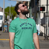 Portland Pickles Arched Logo Heather Green T-Shirt