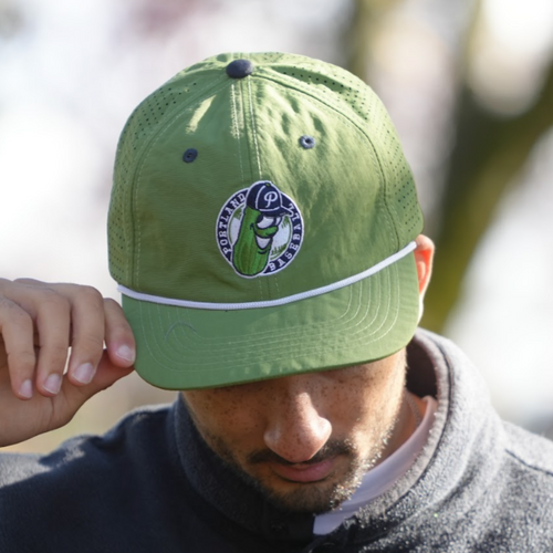 Official League x Portland Pickles Badge Green Nylon Aero Hat