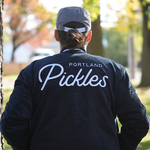 Official League x Portland Pickles LIMITED-EDITION Navy Script Corduroy Jacket