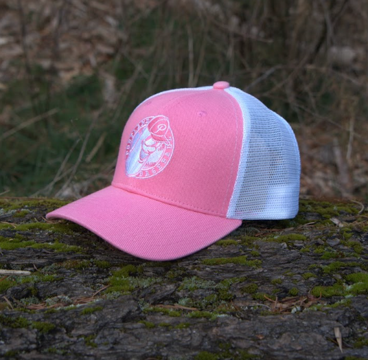 Official League x Portland Pickles Badge Pink Trucker Hat