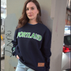 Official League x Portland Pickles Embroidered Block Pickle Crewneck