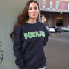 Official League x Portland Pickles Embroidered Block Pickle Crewneck