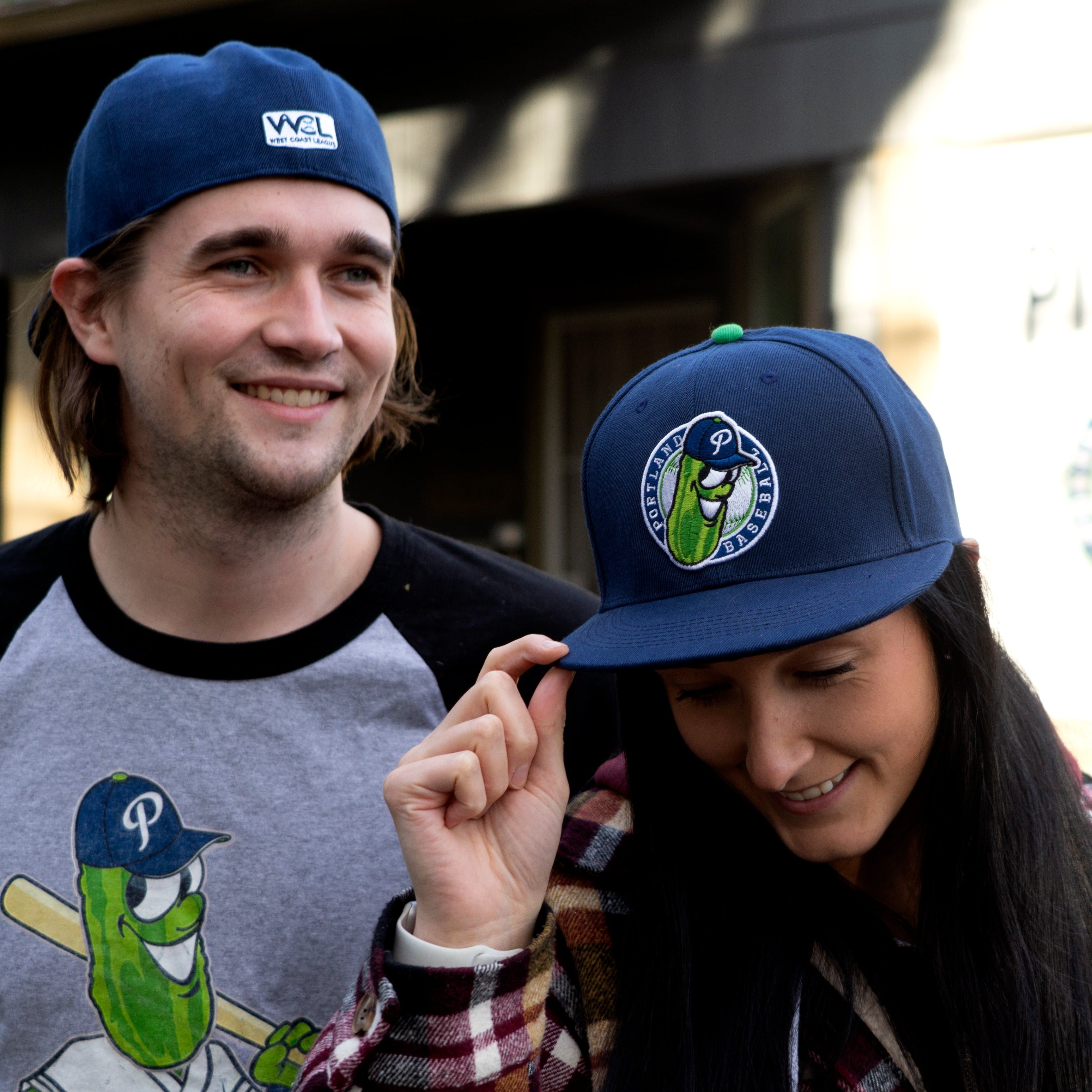 Portland Pickles Baseball - The hat that made us famous! Simple badge  design, perfect fit for most, and timeless classic- ON SALE now for merch  weekend. (ONLY 10 available at reduced price!)