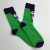 Dillon T. Pickle's Face on a Sock Socks - Portland Pickles Baseball