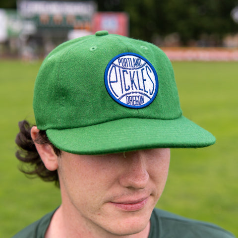 Official League Heritage Green Wool Hat | Portland Pickles Baseball